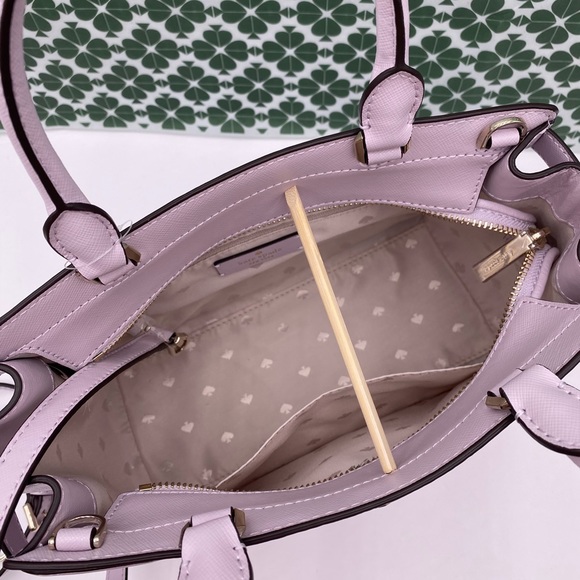 💜 New Kate Spade Staci Medium Satchel Lavender - Picture 4 of 11